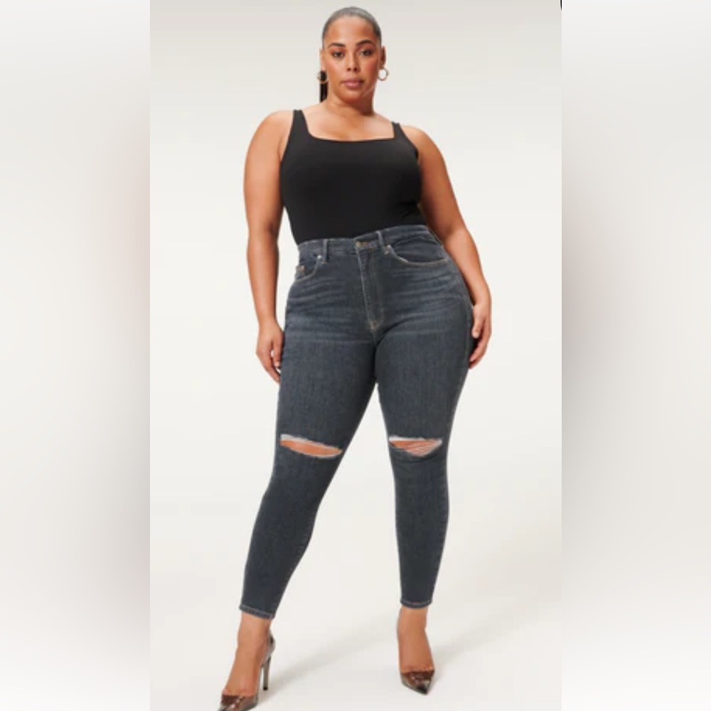 GOOD AMERICAN- ALWAYS FITS GOOD LEGS | DEEP BLUE- Size 6-12